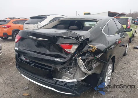 2015 Chrysler 200 Limited из США, поврежденный, VIN 1C3CCCAB3FN709964